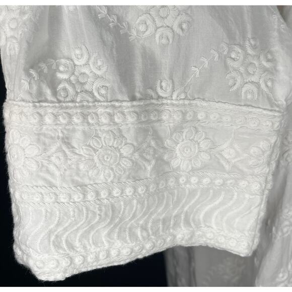 Soft Surroundings women's tunic dress textured 3/4 sleeve knee length pockets 3X - Picture 10 of 15